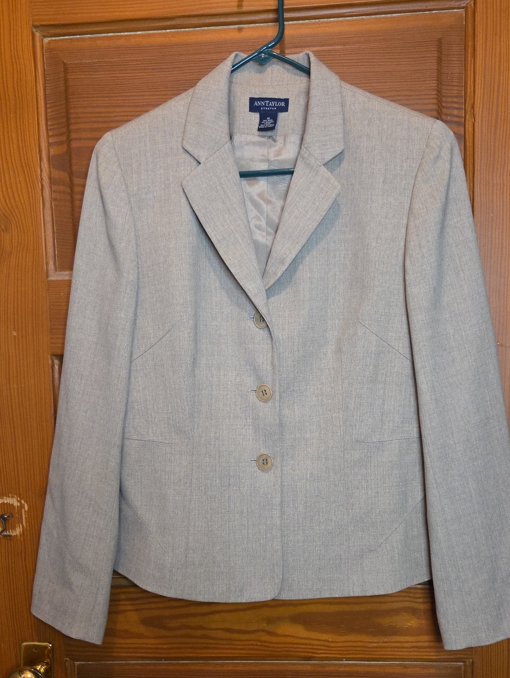 Ann Taylor Light Tan Tailored Women's Blazer